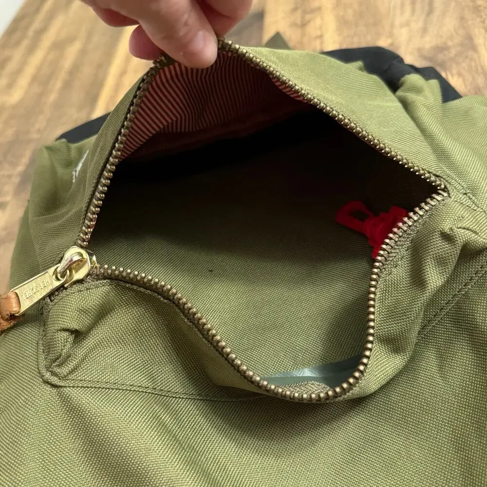 Herschel Supply Co Settlement Backpack Zipper Pack Unisex Olive Green 23L